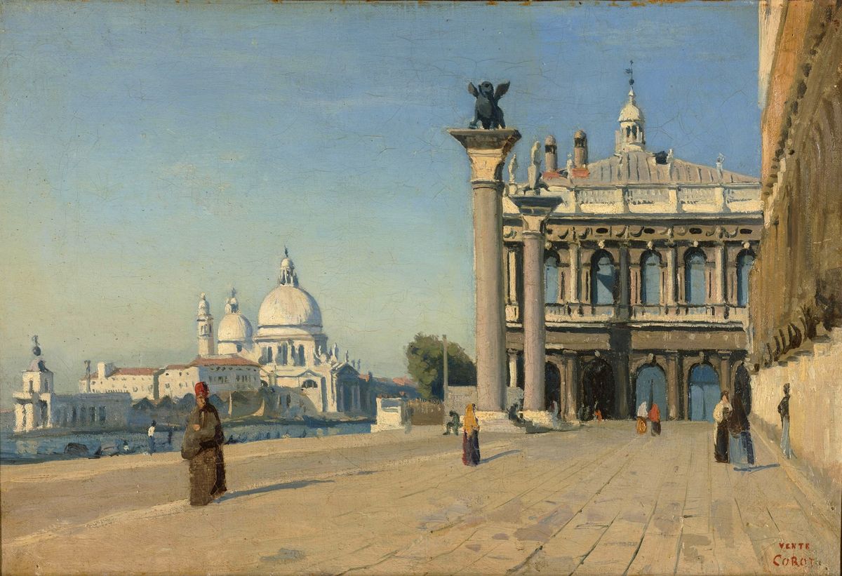 0396_Jean-Baptiste-Camille Corot_Morning in Venice 썸네일