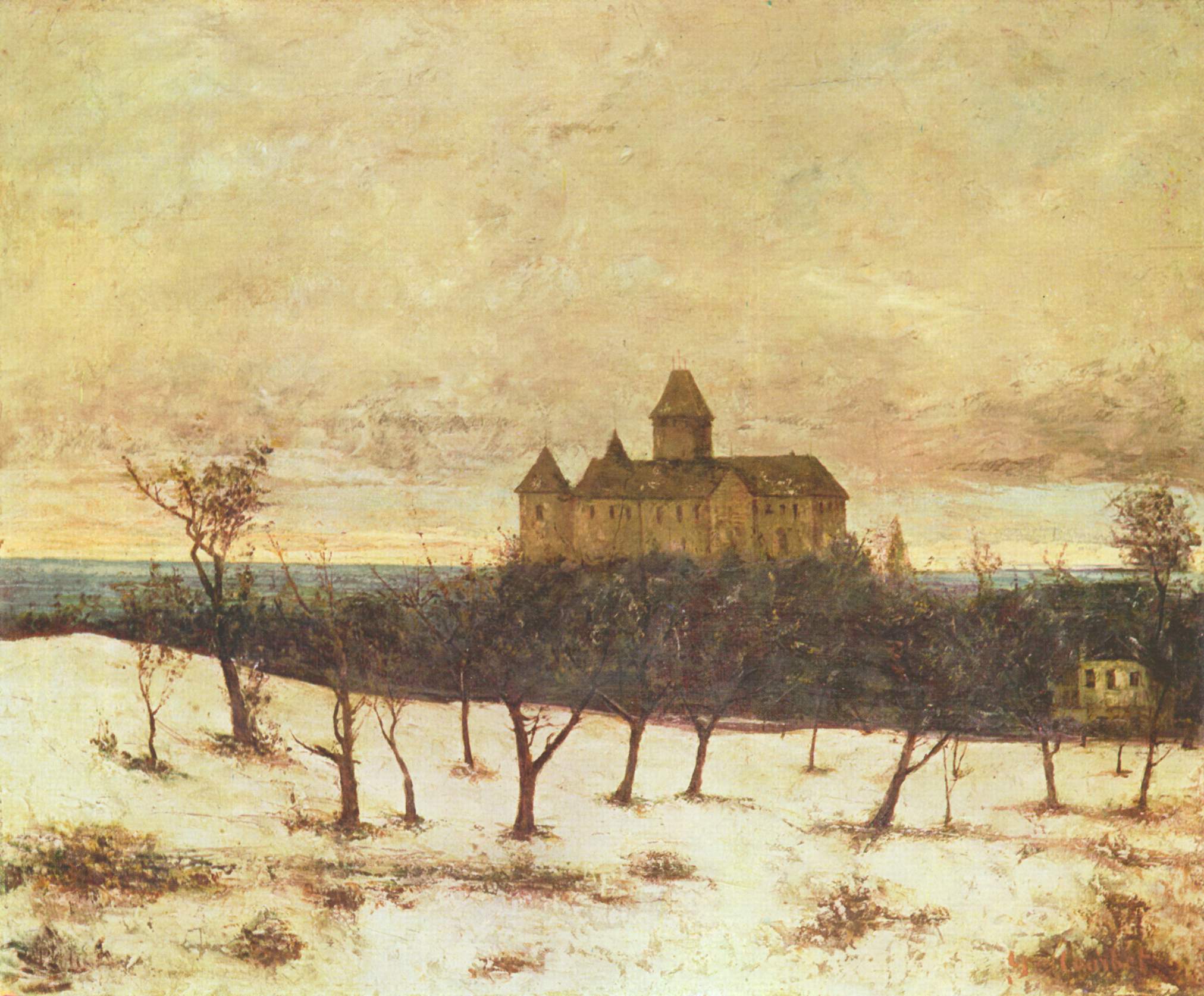 0023_Gustave Courbet_The Castle of Blonay 썸네일