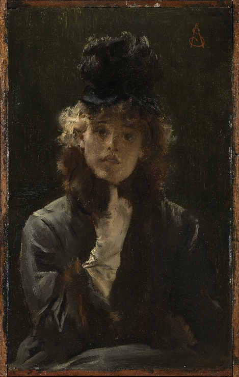 0576_Alfred Stevens_The Parisian Sphinx 썸네일