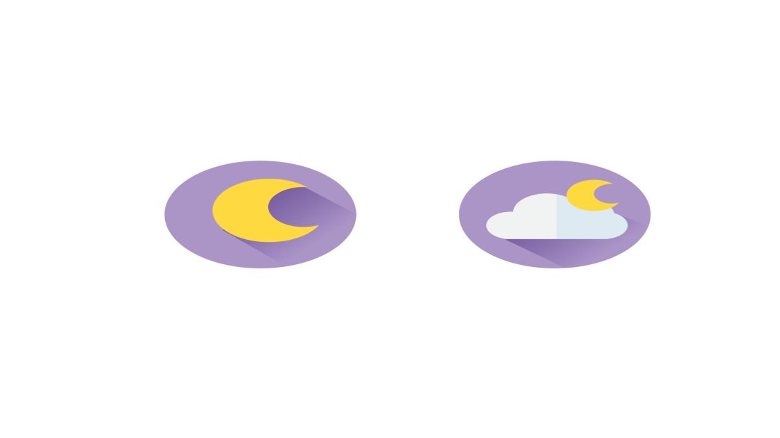 weather pictogram moon 썸네일
