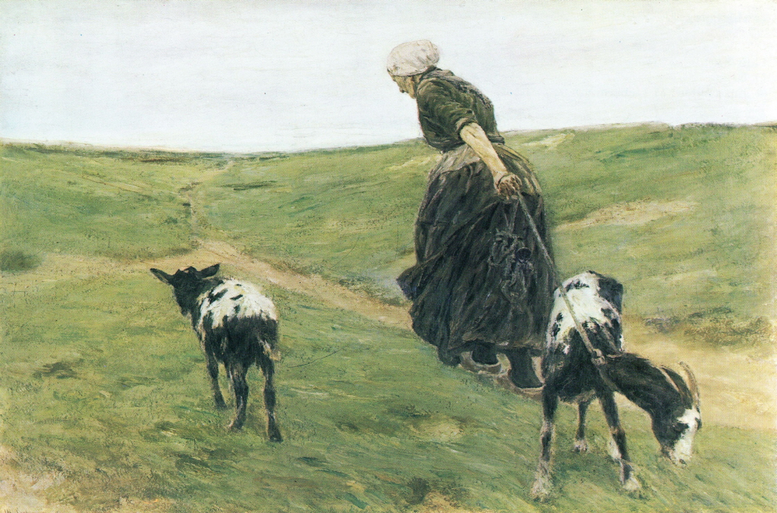 Frau mit Ziegen 썸네일