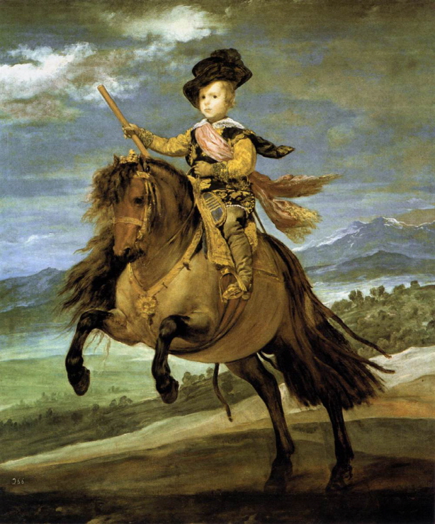 Equestrian Portrait of Prince Balthasar Charles 썸네일