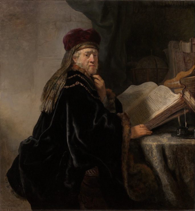 A Scholar, Seated at a Table with Books 썸네일