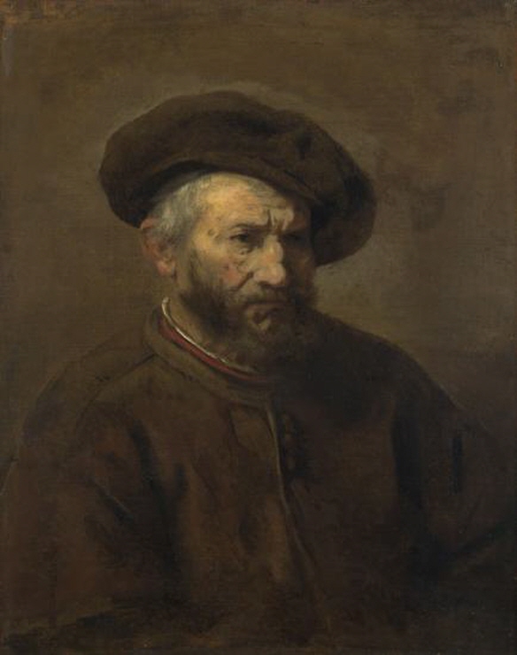 Half-figure of a Bearded Man with Beret 썸네일