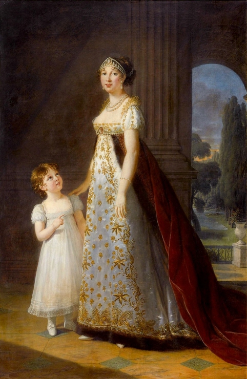 Portrait of Caroline Murat with her daughter, Letizia 썸네일