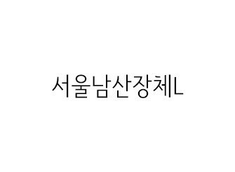 서울남산장체L 썸네일
