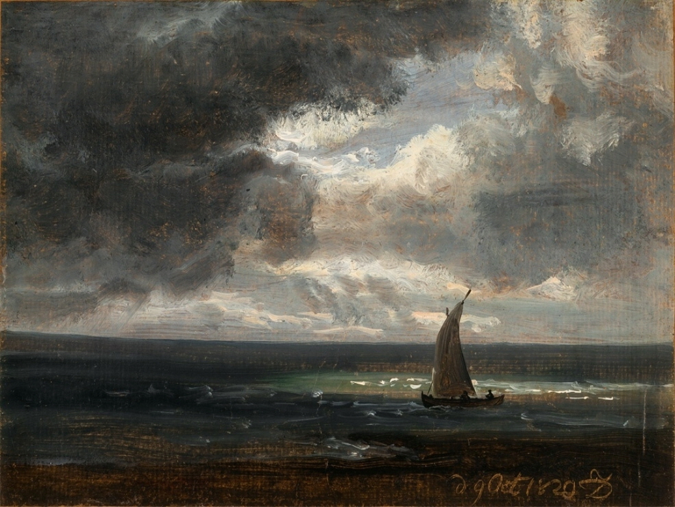 Sailing-boat under Storm-clouds 썸네일