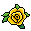 0131_디자인에셋(픽셀아트)_가상공간_꽃,나무,정원_flower_rose_yellow 썸네일