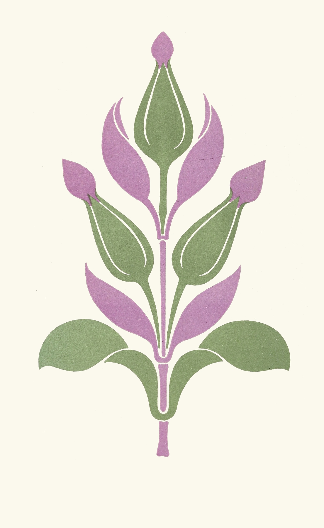 Agreeable Contrast of Plum-Violet and Sage-Green 썸네일