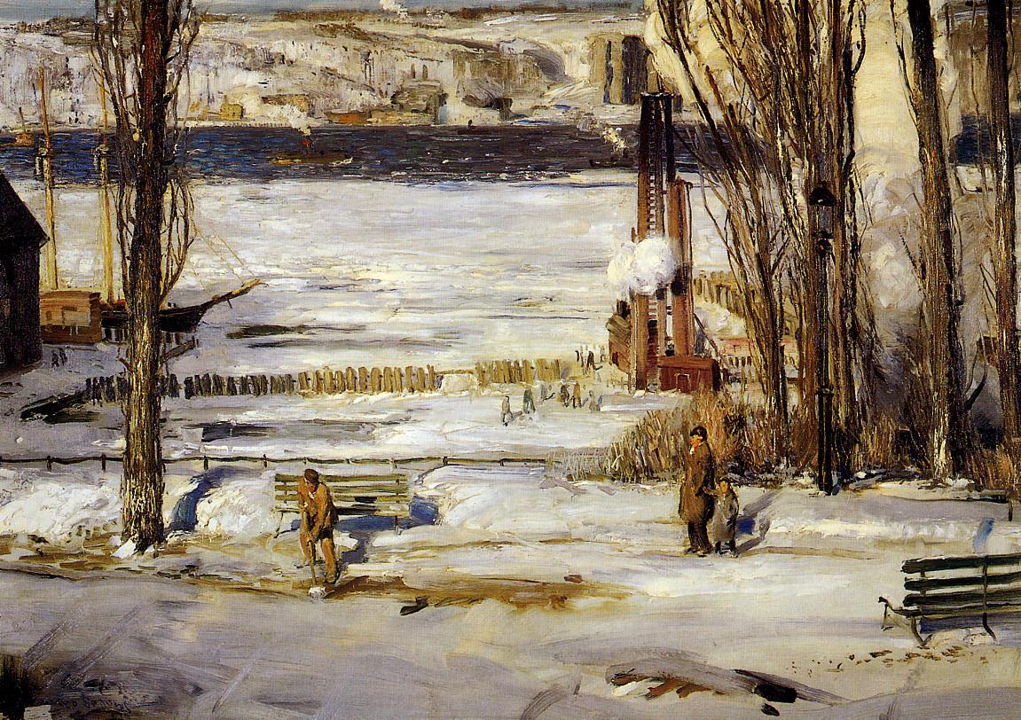 0924_George Bellows_A Morning Snow - Hudson River 썸네일